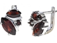 Серьги, серебро 925, гранат 002 01 21sk-00313 2010 г инфо 3771w.