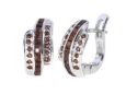 Серьги, серебро 925, гранат 003 01 21sk-00134 2010 г инфо 3795w.
