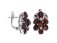 Серьги, серебро 925, гранат 003 01 21sk-00570 2010 г инфо 3853w.