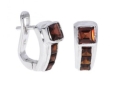 Серьги, серебро 925, гранат 003 01 21sk-00573 2010 г инфо 3854w.