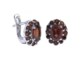 Серьги, серебро 925, гранат 003 01 21spk-00464 2010 г инфо 3857w.