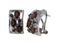 Серьги, серебро 925, гранат 005 01 21-02536 2010 г инфо 3860w.