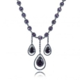 Колье Серебро проба ниже 800 кварц, циркон 025 352 04 21ls-00022 2010 г инфо 3901w.