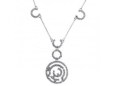 Колье, серебро 925, циркон 005 04 21ls-00034 2010 г инфо 3932w.