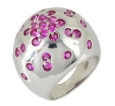 Кольцо с синтетическим рубином DR13-50051-07 2010 г инфо 4273w.