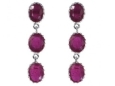 Серьги, серебро 925, рубин 026 01 21-03282 2009 г инфо 4525w.