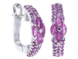 Серьги, серебро 925, рубин 003 01 21sk-00604 2010 г инфо 4539w.