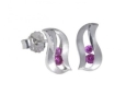 Серьги, серебро 925, рубин синт 006 01 21spk-00345 2009 г инфо 4599w.
