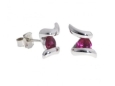 Серьги, серебро 925, рубин синт 006 01 21sk-00430 2009 г инфо 4615w.