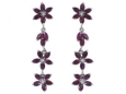 Серьги, серебро 925, рубин 026 01 21-03285 2009 г инфо 4658w.