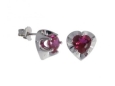 Серьги, серебро 925, рубин синт 006 01 21spk-00360 2009 г инфо 4674w.