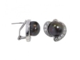 Серьги, серебро 925 жемч синт, циркон 008 01 21sp-00164 2010 г инфо 4763w.